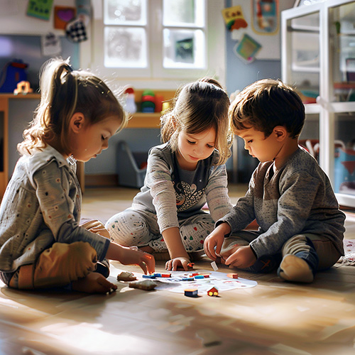 children playing a game